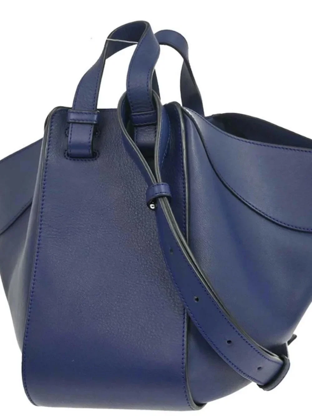 Loewe Navy Hammock 2way Tote Handbag 051703